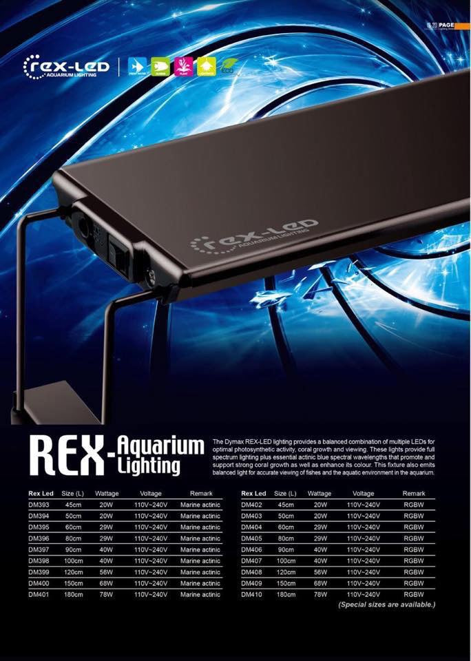 Dymax REX-LED Light 180cm PLANT RGBW