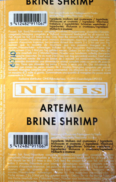 Frozen Nutris Artemia Brine 100g