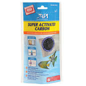API Super Activated Filter Carbon for Fresh and Saltwater Aquariums pouch size 6 (250g)