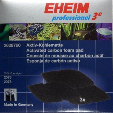 Eheim Professionel 3e 2076/2078  Carbon Filter Pads (3pk)