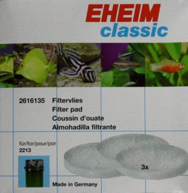 Eheim Classic 2213 Fine Filter Pads (3pk) 2616135