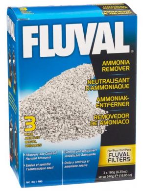 Fluval Ammonia Remover - 3 x 180gm bags