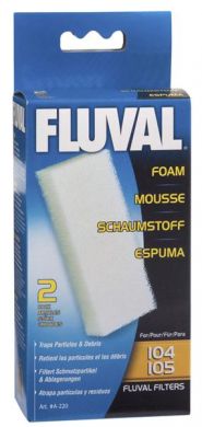Fluval Foam 2pk 104/105