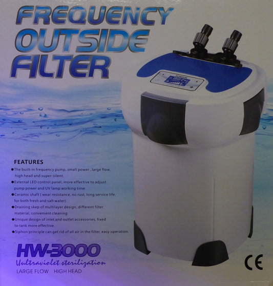 Sun Sun HW-3000 3000L/H Canister Filter. Complete With  UV