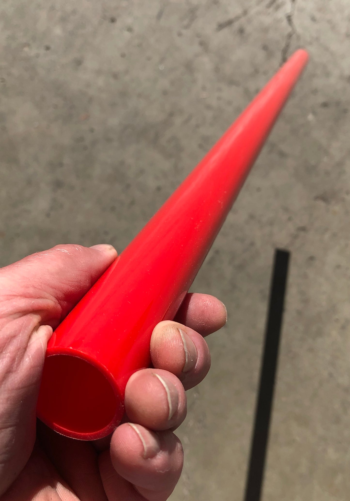 PVC Pipe 32mm O/D I METRE RED COLOUR