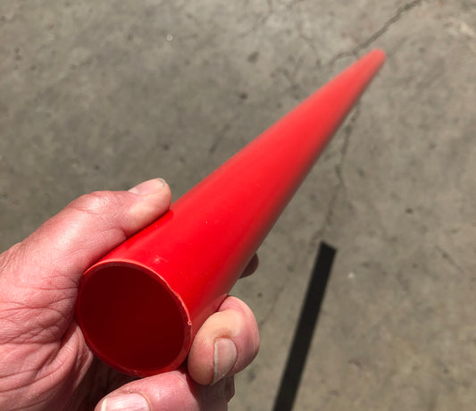 PVC Pipe 40mm O/D 1 METRE RED COLOUR
