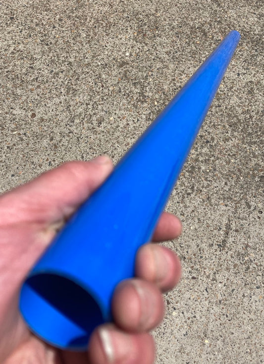 PVC Pipe 40mm O/D 1 METRE BLUE COLOUR