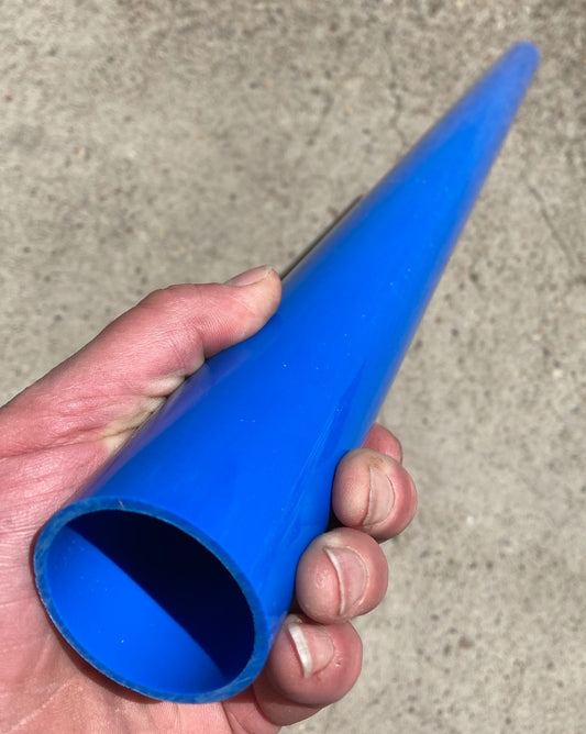 PVC Pipe 50mm O/D 1 METRE BLUE COLOUR