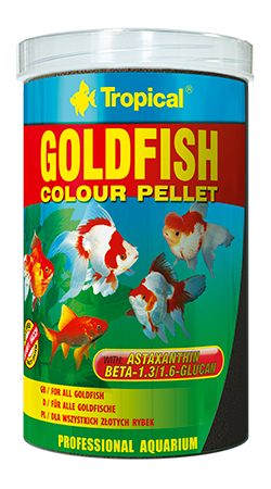 Tropical Goldfish colour pellet 90gm