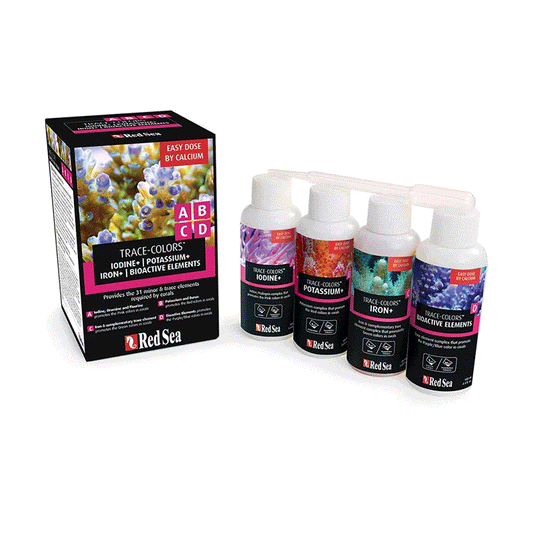 Red Sea Coral Colours ABCD (4x100ml bottles) Trial Pack