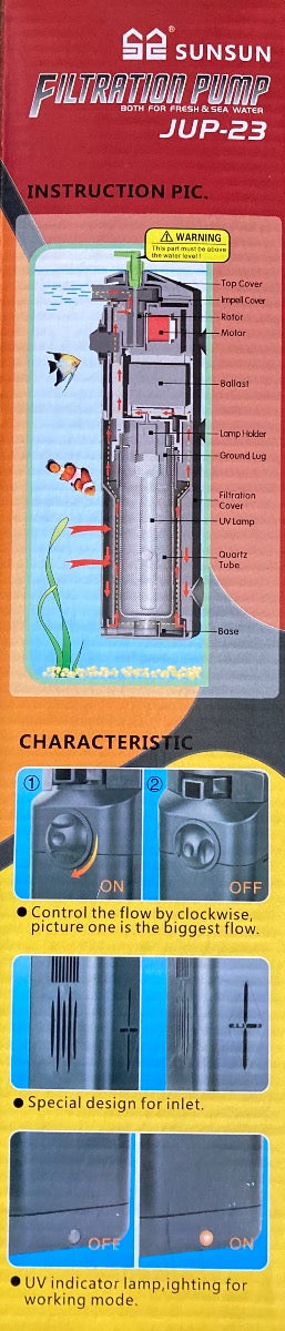 Sun Sun JUP-3 UV-C Sterilizer Internal 13Watts