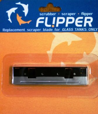 Flipper Stainless steel blades are for glass aquariums only (2 pack)