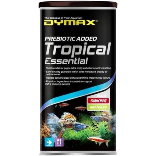 Dymax Tropical Essential Granules 120g Sinking Granules