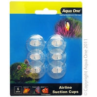 Aqua One Airline suction cup 6 pack