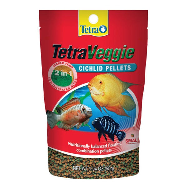 Tetra FD Veg Cichlid Pellet small 55gm