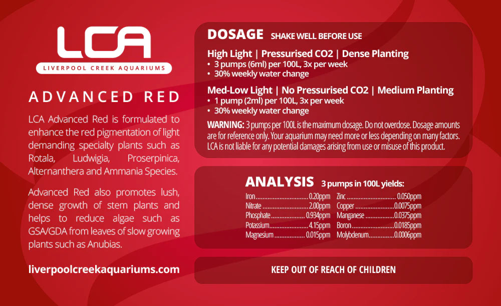 LCA Advanced Red 500ml