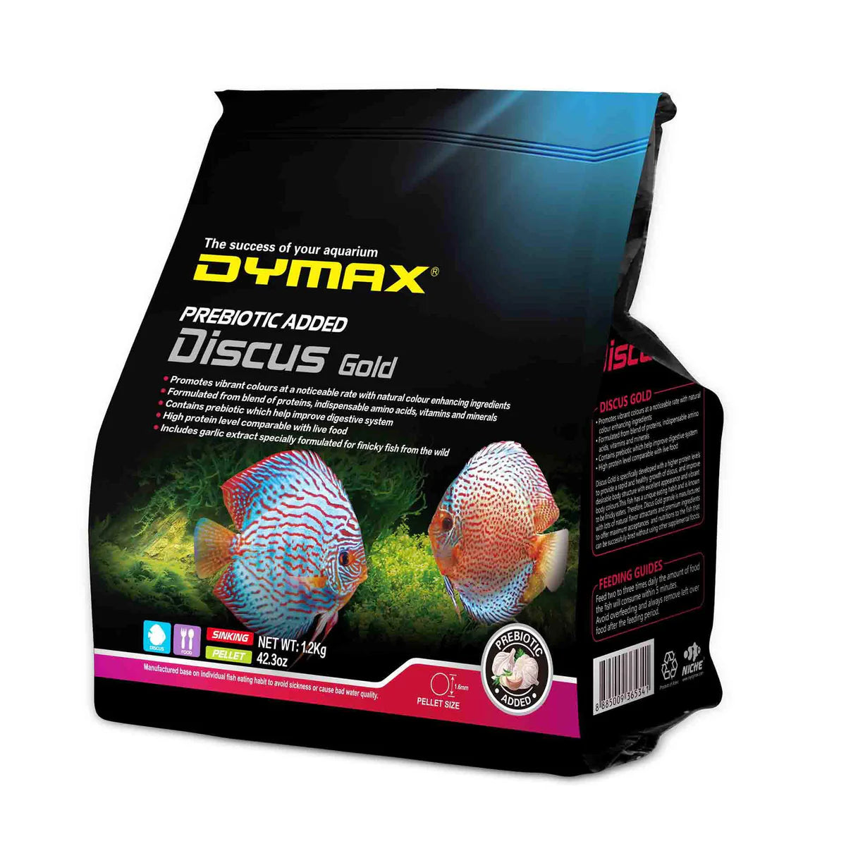 Dymax Discus Gold 1.2kg Sinking Pellet