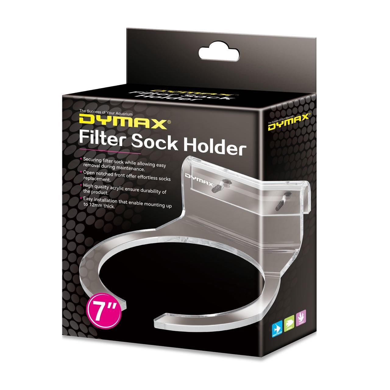 Dymax Filter Sock Holder 7" -Single