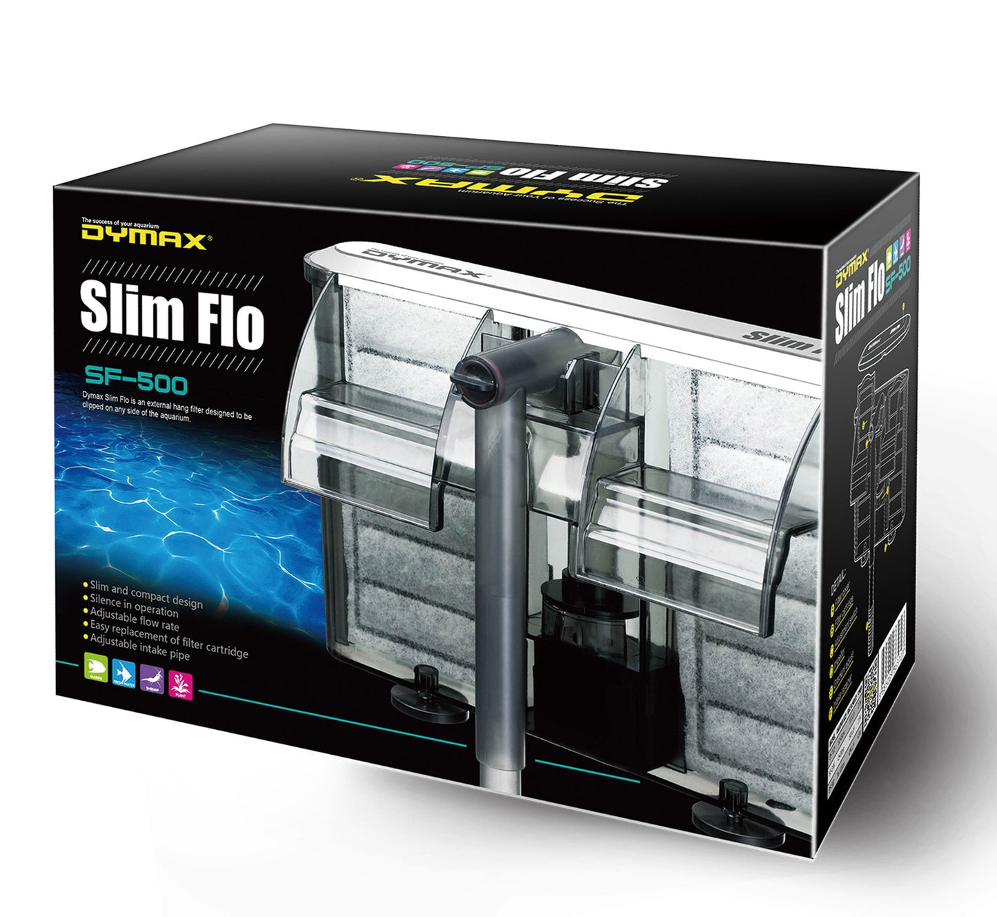 Dymax Slim Flo SF-500 Hang-on Filter