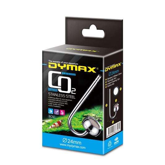 Dymax Stainless Steel CO2 Diffuser 24mm Dia 8cm Length