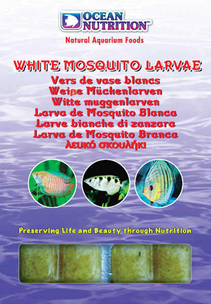 Ocean Nutrition Frozen White Mosquito Larvae 100g