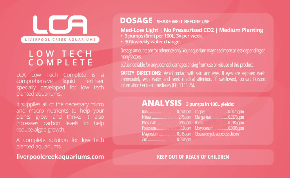 LCA Complete Low-Tech Complete 500ml