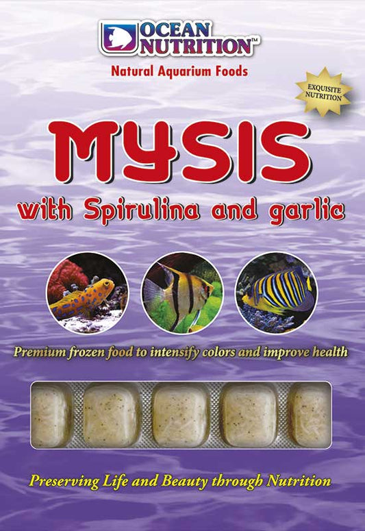 Ocean Nutrition Frozen Mysis Spirulina Garlic 100g