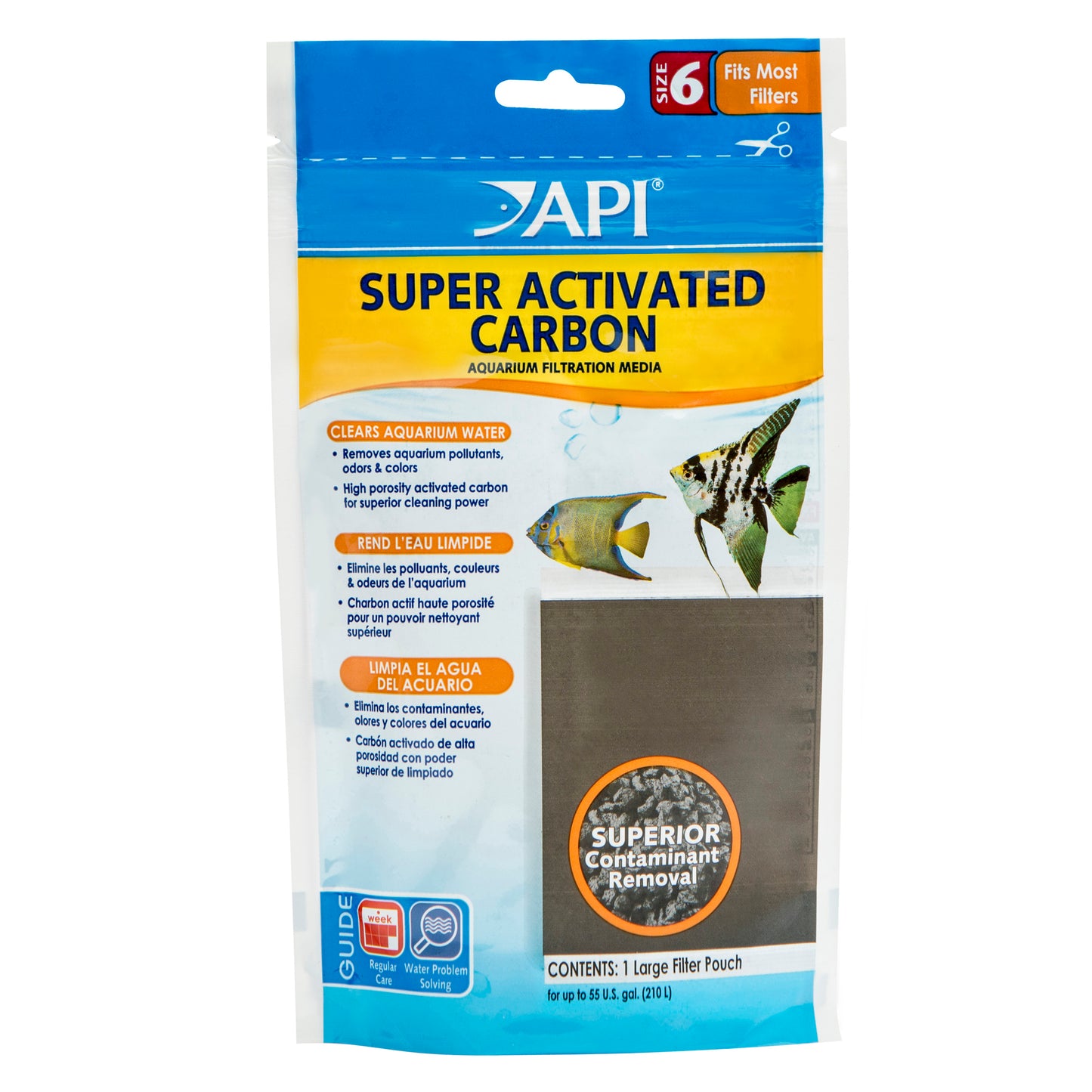 API Super Activated Carbon size 6 1pk