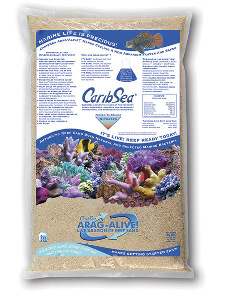 CaribSea Arag-Alive Special Grade Reef 20lb/9.07kg Size: 1-2mm