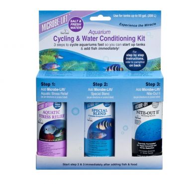 Microbe Lift Cycling & Water Conditioning Kit 118ml x 3