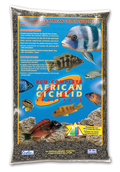 CaribSea Eco-Complete Cichlid Sand 20lb (9.072kg) Size: 0.5 - 1.5mm