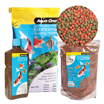 Aqua one Economy Pellet 3mm bulk 1kg