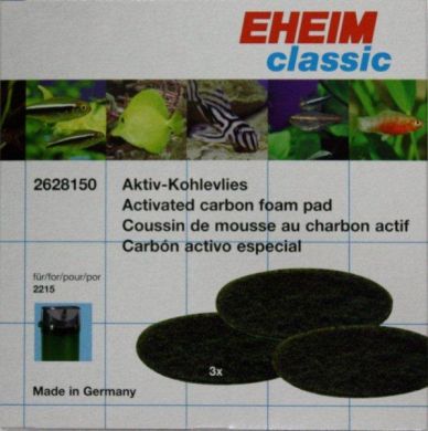 Eheim Classic 2215 Carbon Filter Pads (3pk) 2628150