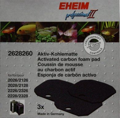 Eheim Professionel 2 Carbon Filter Pads (3pk) 2628260