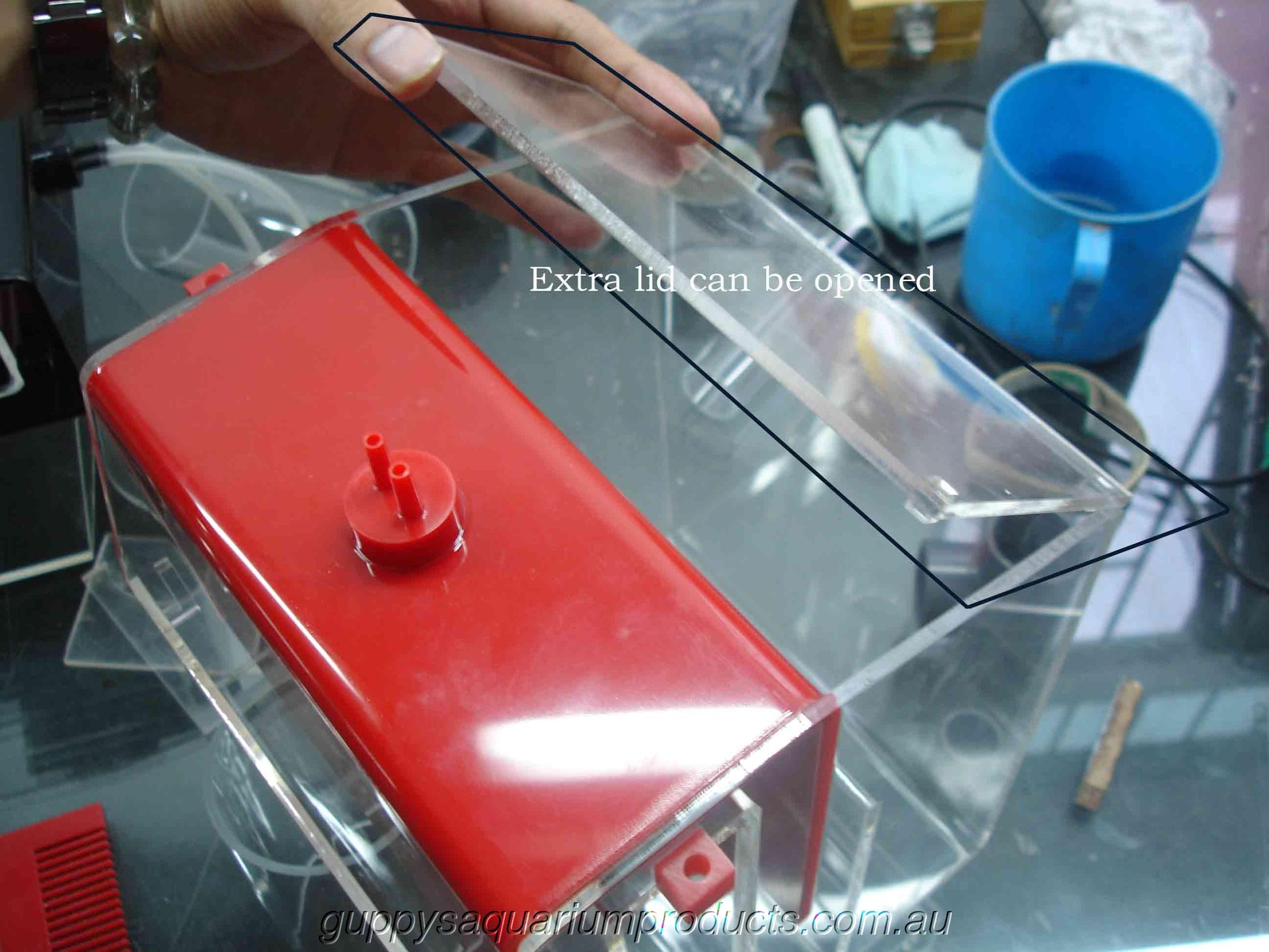 Overflow Box Flowrate is 2500L/H – Guppy's Aquarium Products