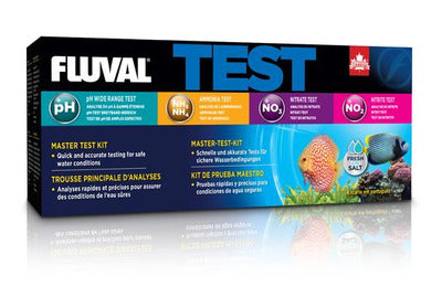 Fluval Master test kit (wide PH, nitrite, nitrate & ammonia