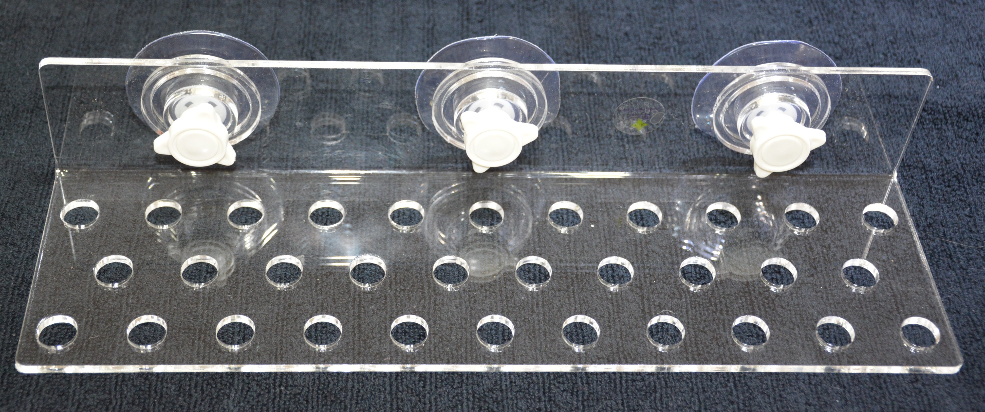 Frag Rack 32 Hole. 33.5L x 10W x 6H cm With Suction Cup – Guppy's ...