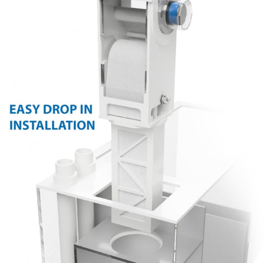 Klir Drop-in Automatic Roller Filter 4"