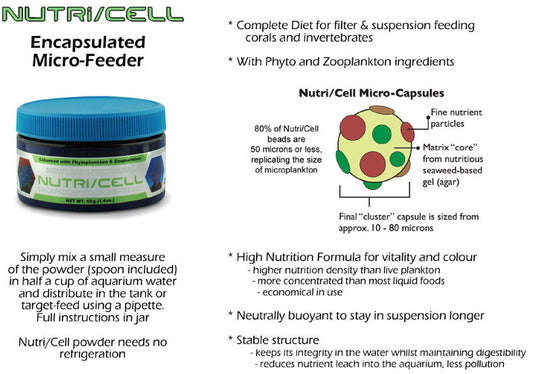 Spectrum NutriCell Micro feeder Coral food 40g