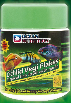 Ocean Nutrition cichlid Vegi Flakes 156g