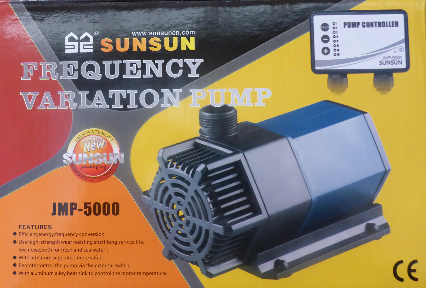 Sun Sun AC controllable 5000LPH Water Pump JMP-5000