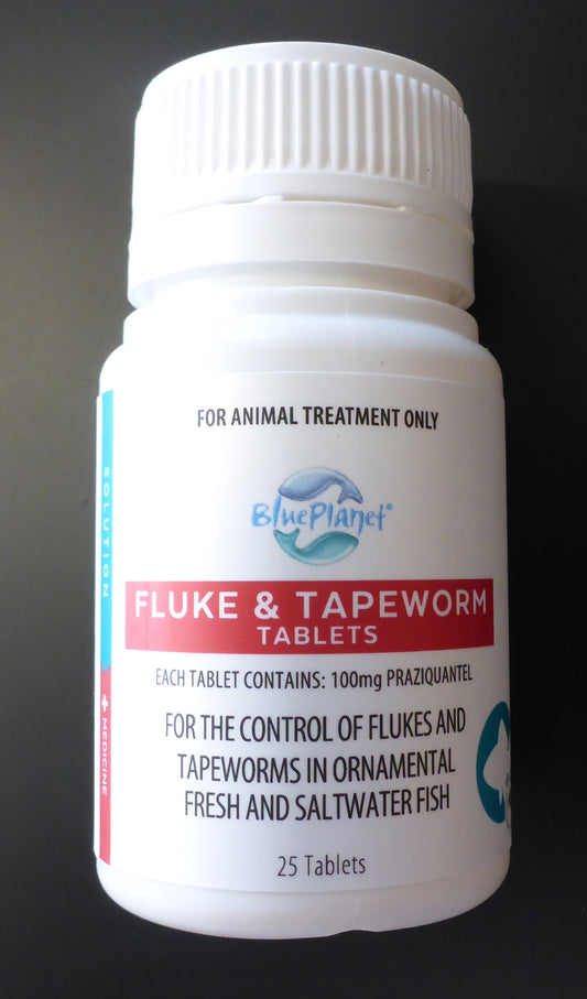 Blue Planet Praziquantel (Fluke & Tapeworm) Tablets 25 pk