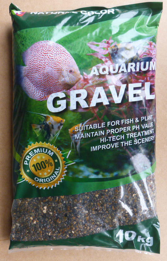 Natural Colour Brown Gravel 3mm 10kg bag