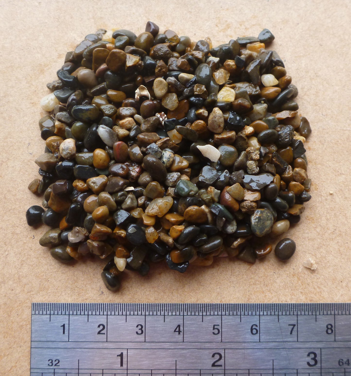 Natural Colour Brown Gravel 3mm 10kg bag