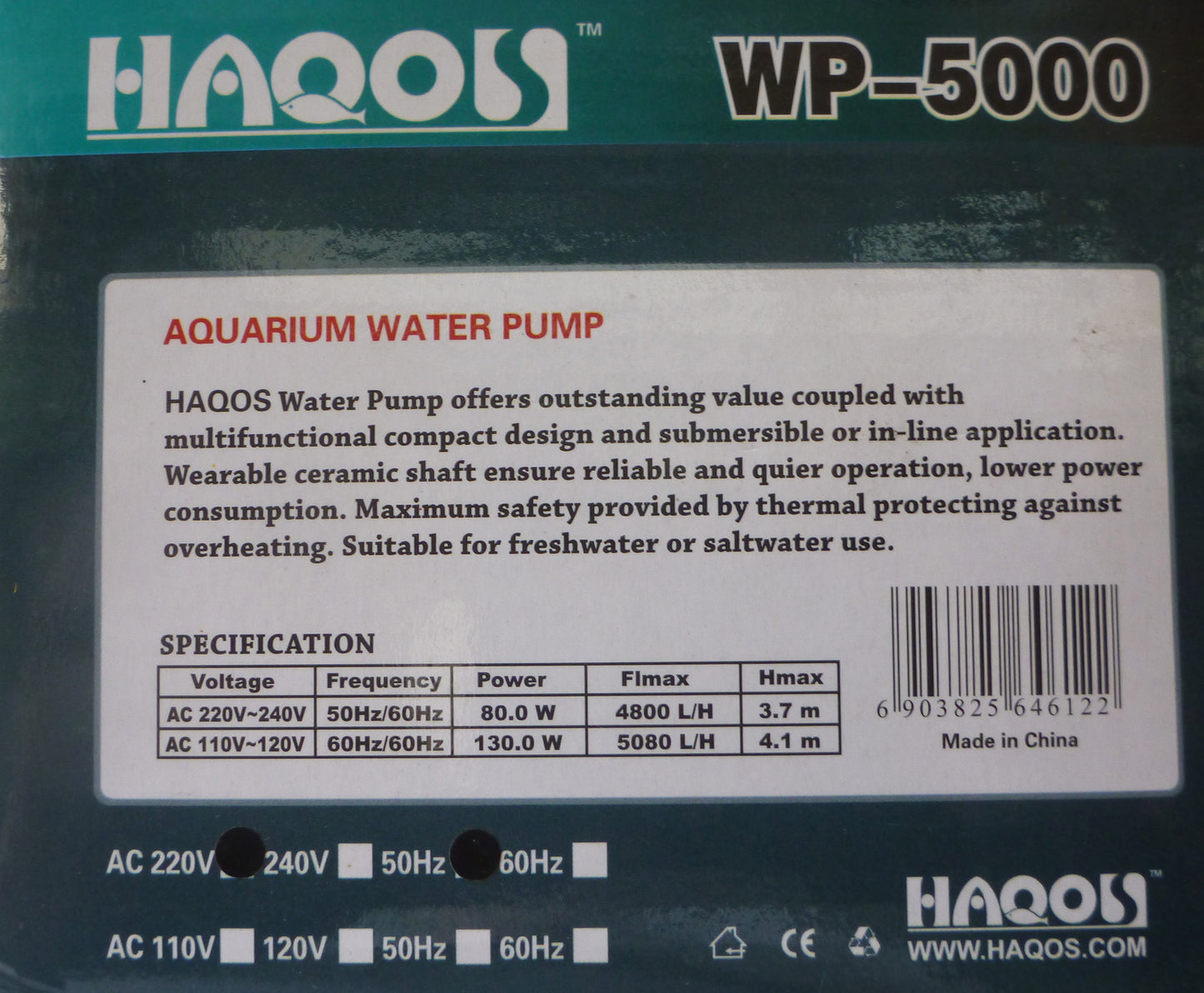 WP-5000 Pump