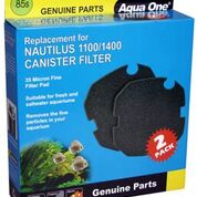 Aqua one Nautilus 1100/1400 Sponge Cartridge 35ppi black 85s