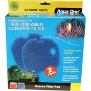 Aqua One /Aquis 1000/1200 Sponge pad 15ppi 2pk 39s