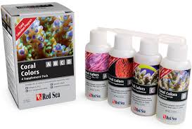 Red Sea Coral Colours a,b,c & d 100ml trial pack (one 100ml bottle of each)