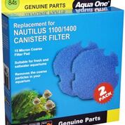 Aqua one Nautilus 1100/1400 Sponge Cartridge 15ppi blue 84s