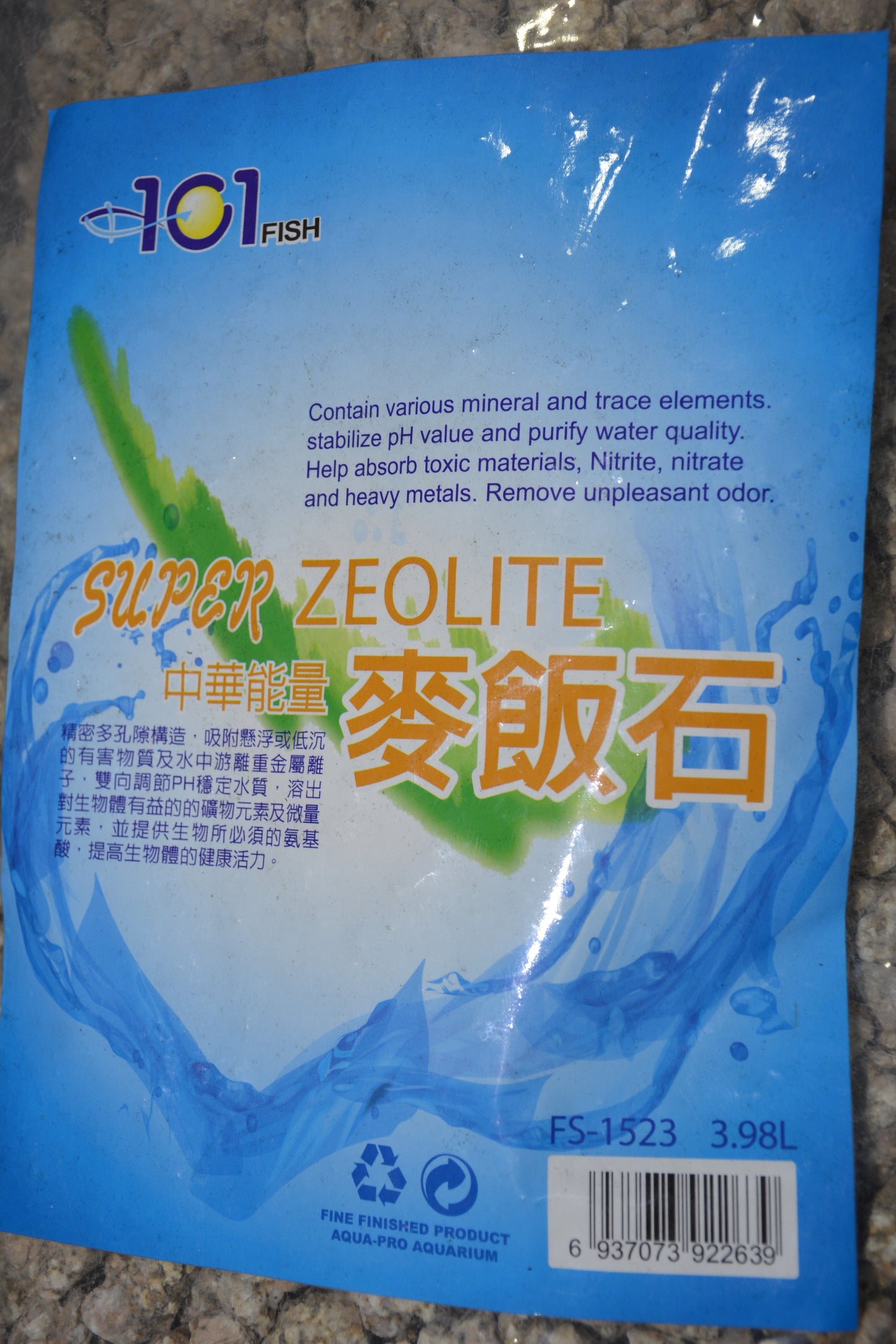 Zeolite 3.9L 4.9kg